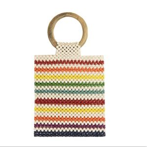 Lulu Aiby Beaded Tote